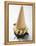 Cone of Nut Ice Cream with Chocolate Sauce-null-Framed Premier Image Canvas