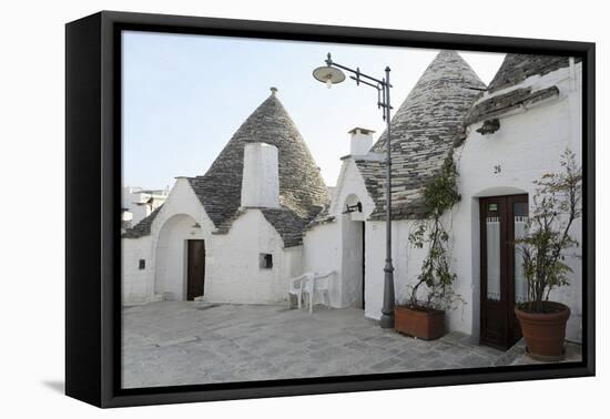 Cone-Shaped Trulli Houses, in the Rione Monte District of Alberobello, in Apulia, Italy-Stuart Forster-Framed Premier Image Canvas