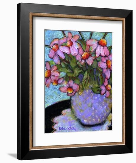 Coneflower Bouquet-Blenda Tyvoll-Framed Art Print