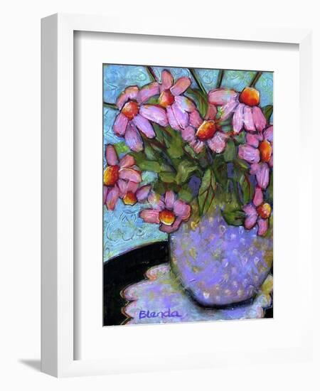 Coneflower Bouquet-Blenda Tyvoll-Framed Art Print