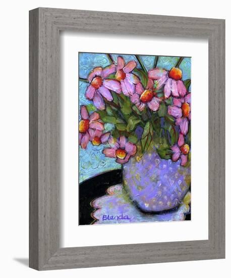 Coneflower Bouquet-Blenda Tyvoll-Framed Premium Giclee Print