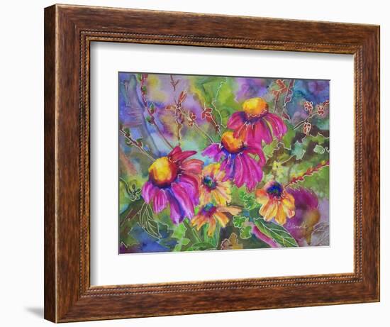 Coneflowers and Company-Blenda Tyvoll-Framed Art Print