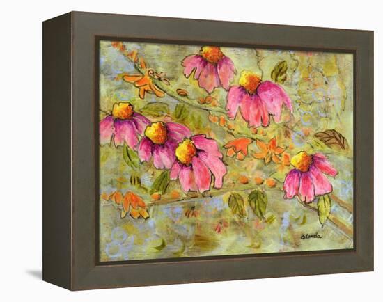 Coneflowers for Marian-Blenda Tyvoll-Framed Stretched Canvas