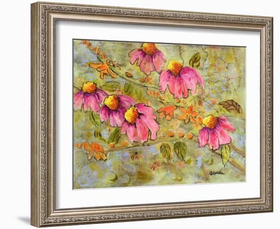 Coneflowers for Marian-Blenda Tyvoll-Framed Art Print