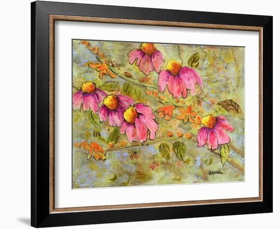 Coneflowers for Marian-Blenda Tyvoll-Framed Art Print