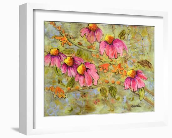 Coneflowers for Marian-Blenda Tyvoll-Framed Art Print