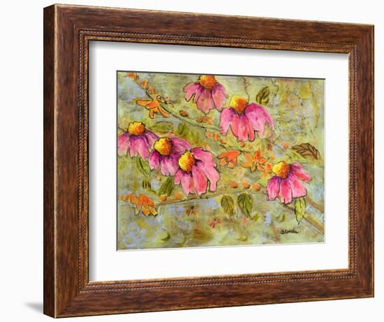 Coneflowers for Marian-Blenda Tyvoll-Framed Premium Giclee Print