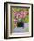 Coneflowers on Green-Blenda Tyvoll-Framed Premium Giclee Print