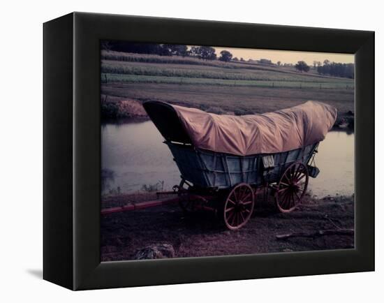 Conestoga Wagon, Type of Wagon Used by Pioneer Settlers in the American West-Gjon Mili-Framed Premier Image Canvas