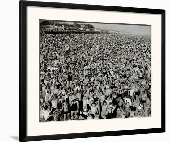 Coney Island, 1945-Arthur (Weegee) Fellig-Framed Art Print