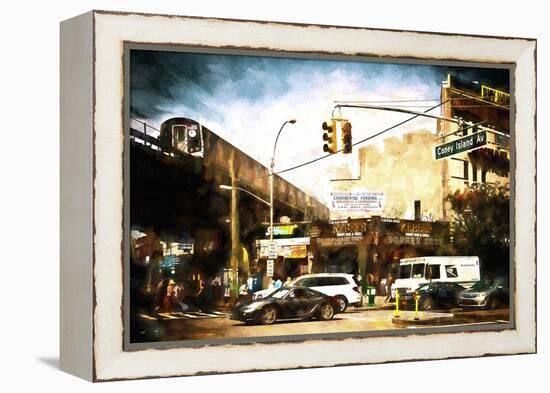 Coney Island Avenue-Philippe Hugonnard-Framed Premier Image Canvas