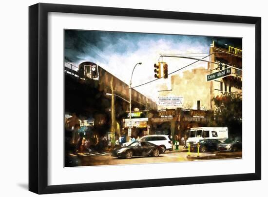 Coney Island Avenue-Philippe Hugonnard-Framed Giclee Print