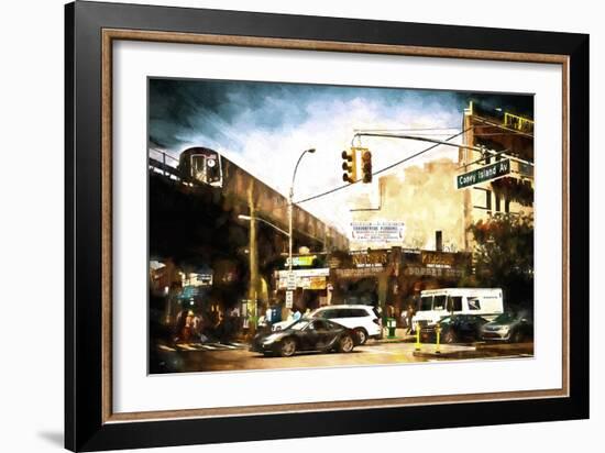 Coney Island Avenue-Philippe Hugonnard-Framed Giclee Print