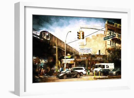 Coney Island Avenue-Philippe Hugonnard-Framed Giclee Print