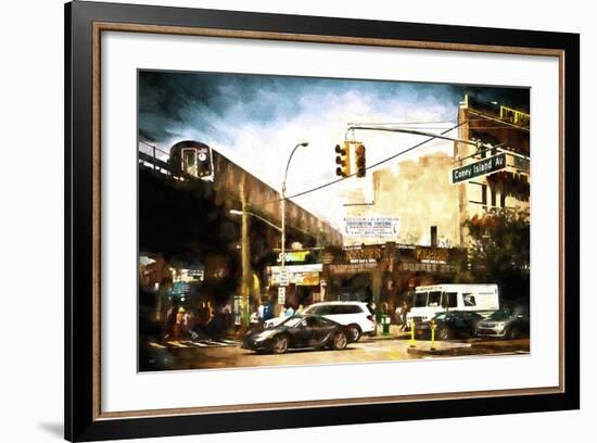Coney Island Avenue-Philippe Hugonnard-Framed Giclee Print