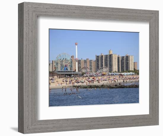 Coney Island, Brooklyn, New York City, United States of America, North America-Wendy Connett-Framed Photographic Print