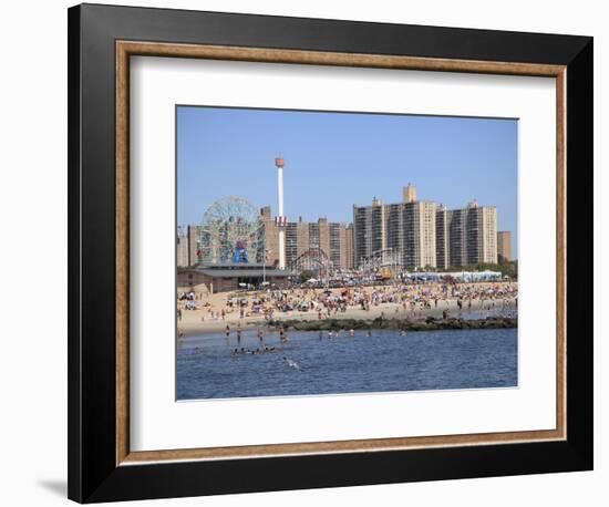 Coney Island, Brooklyn, New York City, United States of America, North America-Wendy Connett-Framed Photographic Print