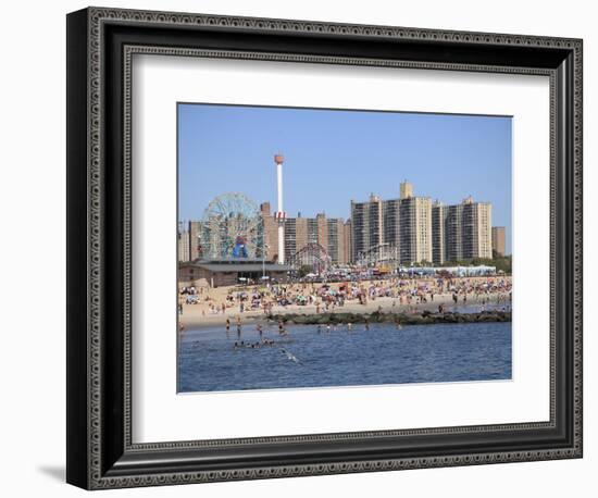 Coney Island, Brooklyn, New York City, United States of America, North America-Wendy Connett-Framed Photographic Print