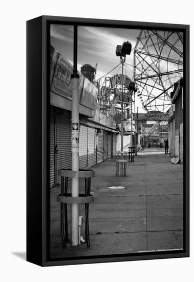 Coney Island Brooklyn-null-Framed Stretched Canvas