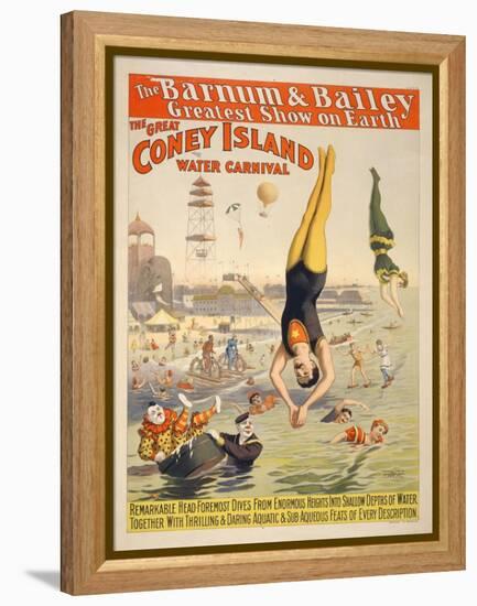 Coney Island Carnival, 1898-null-Framed Premier Image Canvas