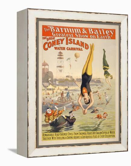 Coney Island Carnival, 1898-null-Framed Premier Image Canvas