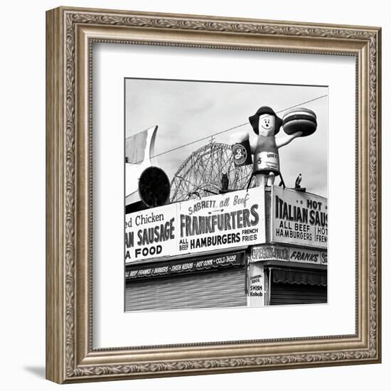 Coney Island Frankfurters-Erin Clark-Framed Art Print