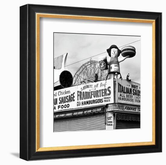 Coney Island Frankfurters-Erin Clark-Framed Art Print