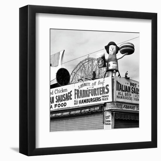 Coney Island Frankfurters-Erin Clark-Framed Art Print