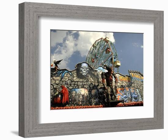 Coney Island: Ghost House-Maggie Downing-Framed Photographic Print