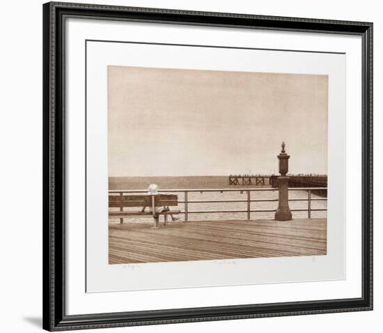 Coney Island III (Sepia)-Max Ferguson-Framed Limited Edition