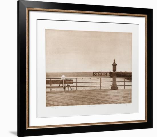 Coney Island III (Sepia)-Max Ferguson-Framed Limited Edition