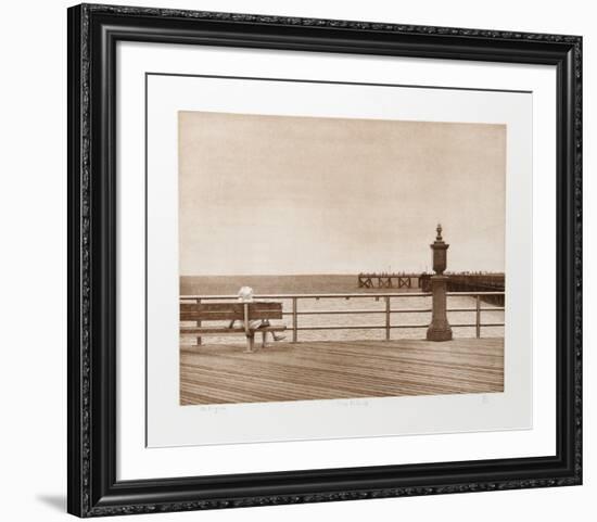 Coney Island III (Sepia)-Max Ferguson-Framed Limited Edition