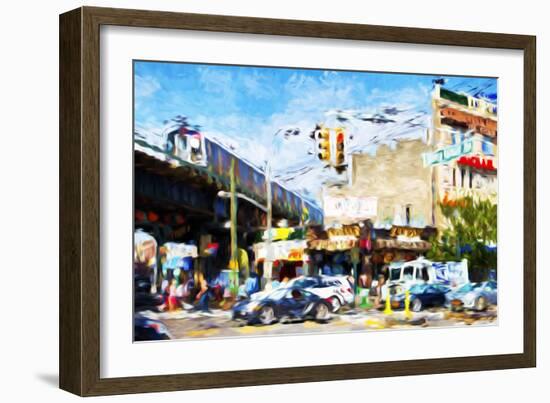 Coney Island - In the Style of Oil Painting-Philippe Hugonnard-Framed Giclee Print