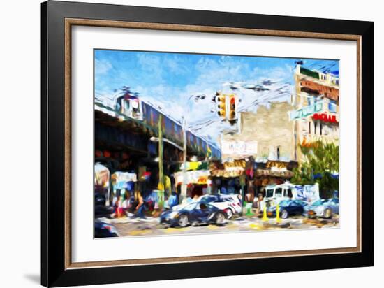 Coney Island - In the Style of Oil Painting-Philippe Hugonnard-Framed Giclee Print