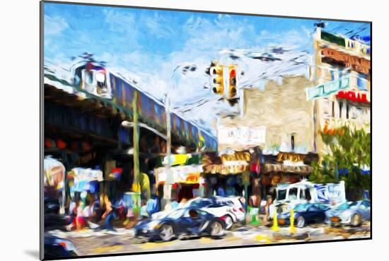 Coney Island - In the Style of Oil Painting-Philippe Hugonnard-Mounted Giclee Print