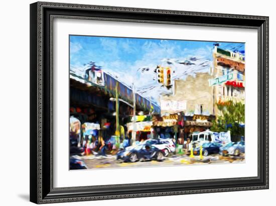 Coney Island - In the Style of Oil Painting-Philippe Hugonnard-Framed Giclee Print