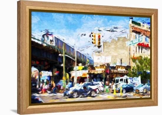 Coney Island - In the Style of Oil Painting-Philippe Hugonnard-Framed Premier Image Canvas