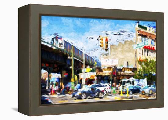 Coney Island - In the Style of Oil Painting-Philippe Hugonnard-Framed Premier Image Canvas