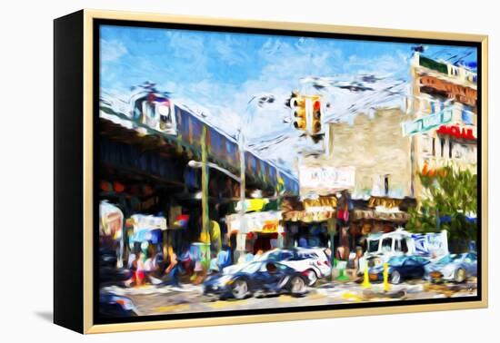 Coney Island - In the Style of Oil Painting-Philippe Hugonnard-Framed Premier Image Canvas