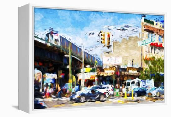 Coney Island - In the Style of Oil Painting-Philippe Hugonnard-Framed Premier Image Canvas