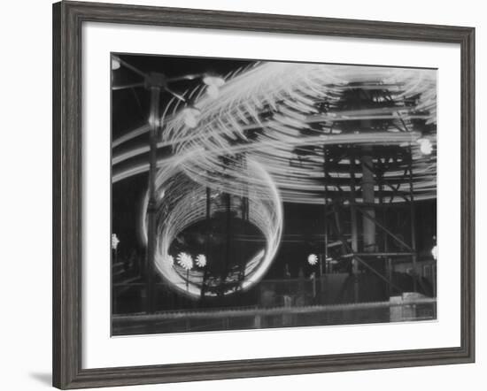 Coney Island on 4th of July-Andreas Feininger-Framed Photographic Print