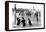 Coney Island Surf Crowd-William H. Rau-Framed Stretched Canvas
