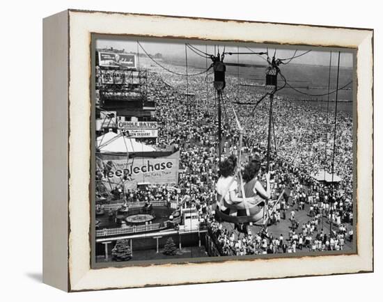 Coney Island View, New York, New York, c.1957-null-Framed Premier Image Canvas
