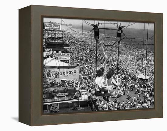 Coney Island View, New York, New York, c.1957-null-Framed Premier Image Canvas