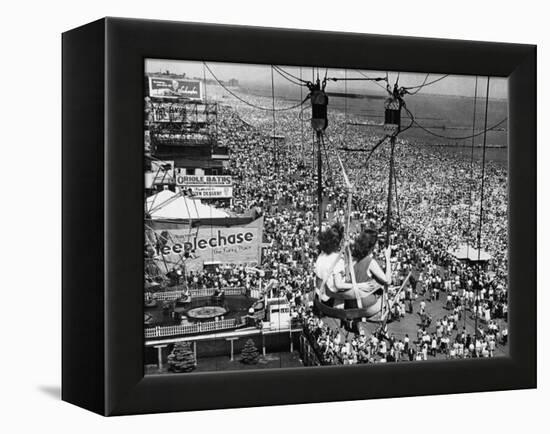 Coney Island View, New York, New York, c.1957-null-Framed Premier Image Canvas