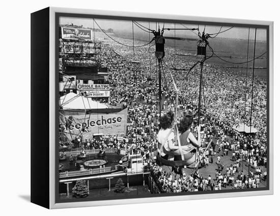 Coney Island View, New York, New York, c.1957-null-Framed Premier Image Canvas