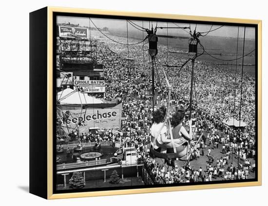 Coney Island View, New York, New York, c.1957-null-Framed Premier Image Canvas