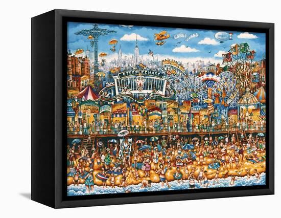 Coney Island-Bill Bell-Framed Premier Image Canvas