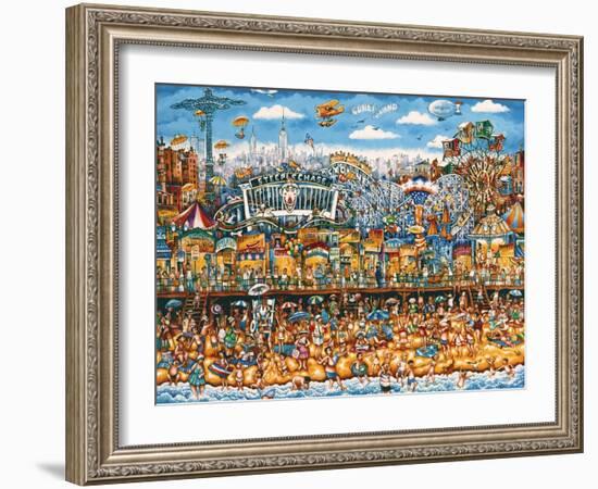 Coney Island-Bill Bell-Framed Giclee Print