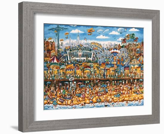 Coney Island-Bill Bell-Framed Giclee Print